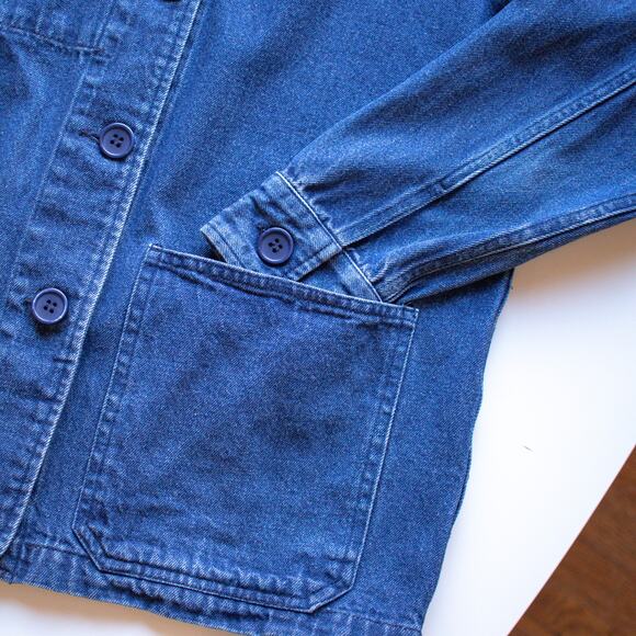 Tradlands Denim Chore Coat Size Small - Picture 3 of 7